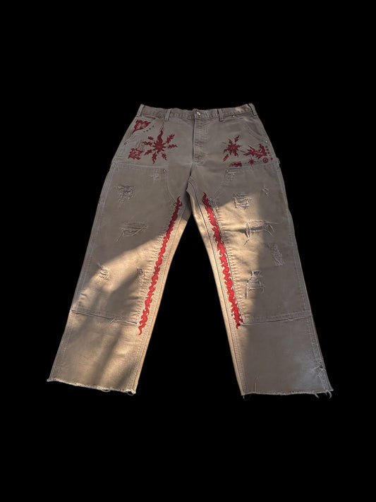 “Twin flames” carhartt double knees